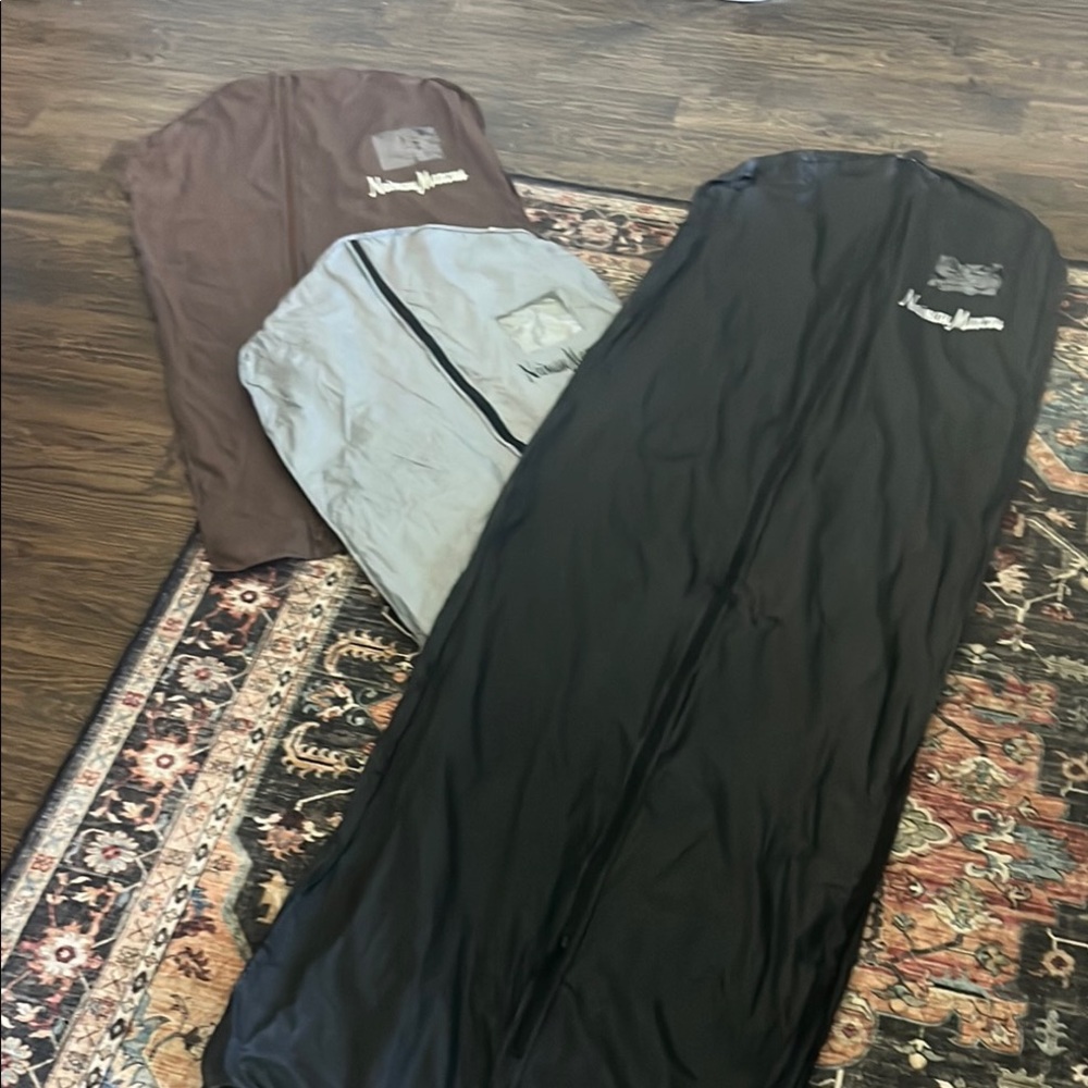 Neiman Marcus Elegant Garment Bag Trio